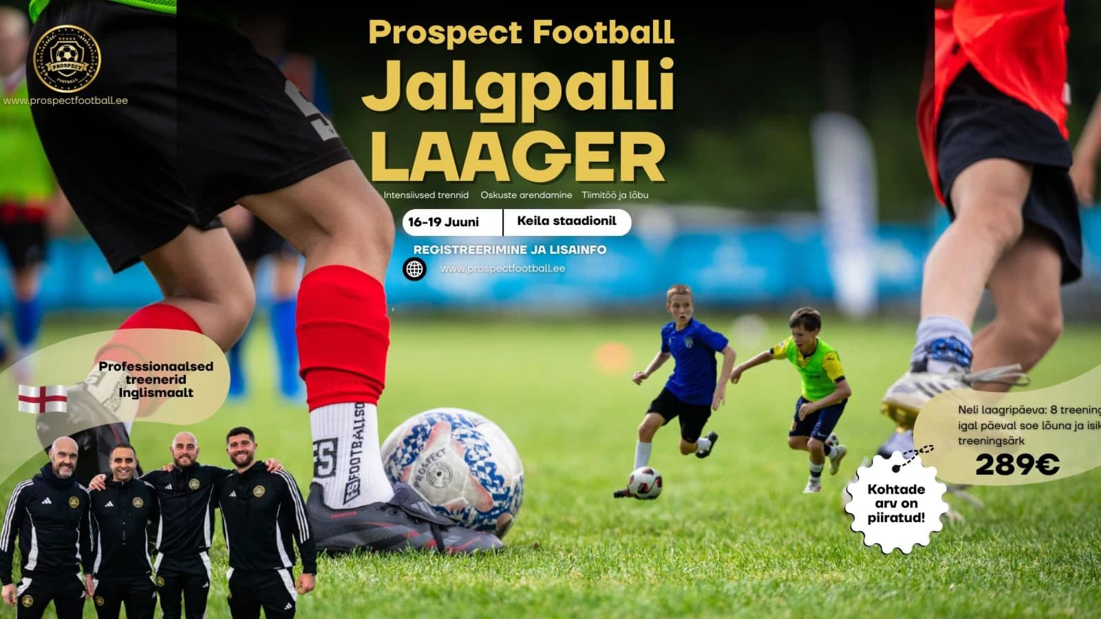 Prospect Football Camp 16.06-19.06 Keila, Harjumaa